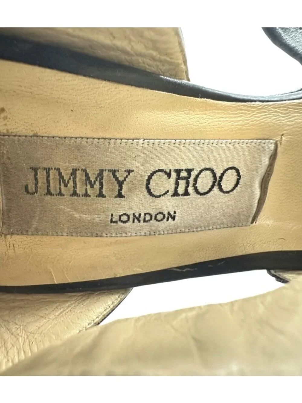 Jimmy Choo Vamp Strappy Platform Sandals 37.5 7.5 Braided Criss Cross High Heel